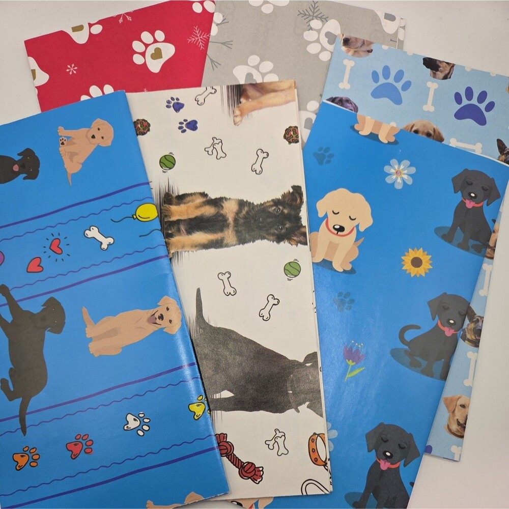 6 Guiding Eyes For The Blind Wrapping Paper sheets 20"x20"